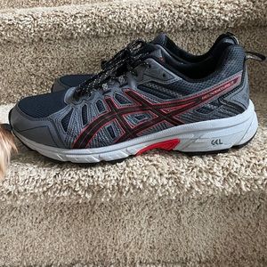 ASICS athletic shoes.